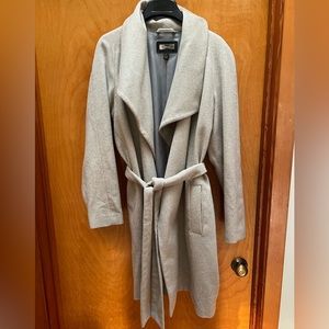 Mango wool blend belted coat